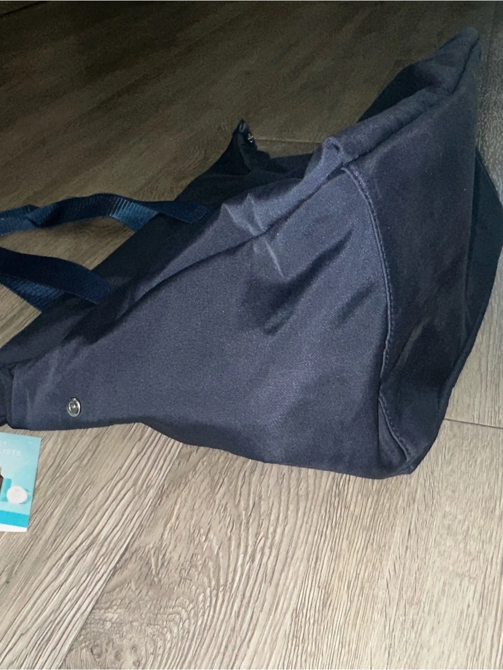 NWT Moroccan Oil Blue Nylon Large Travel Carryall Bag